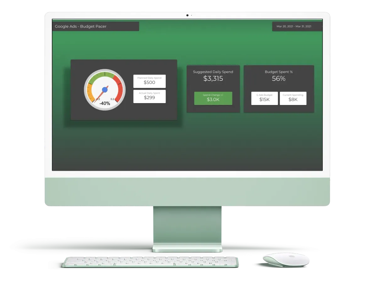 Google Ads Desktop Budget Pacer