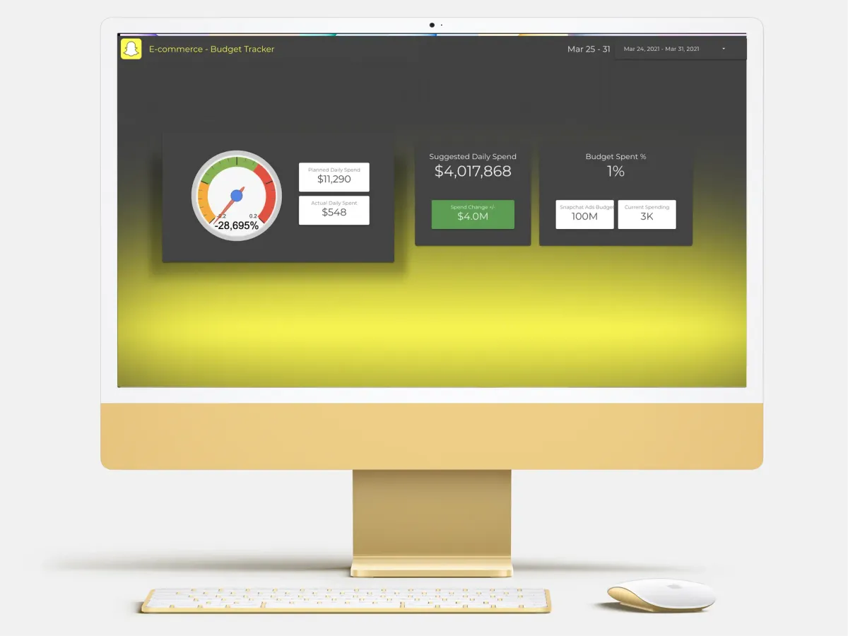 Snapchat Ads Desktop Budget Pacer