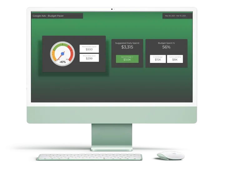 Google Ads Desktop Budget Pacer